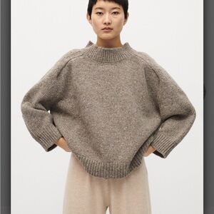 Babaa Taupe Turtleneck Sweater